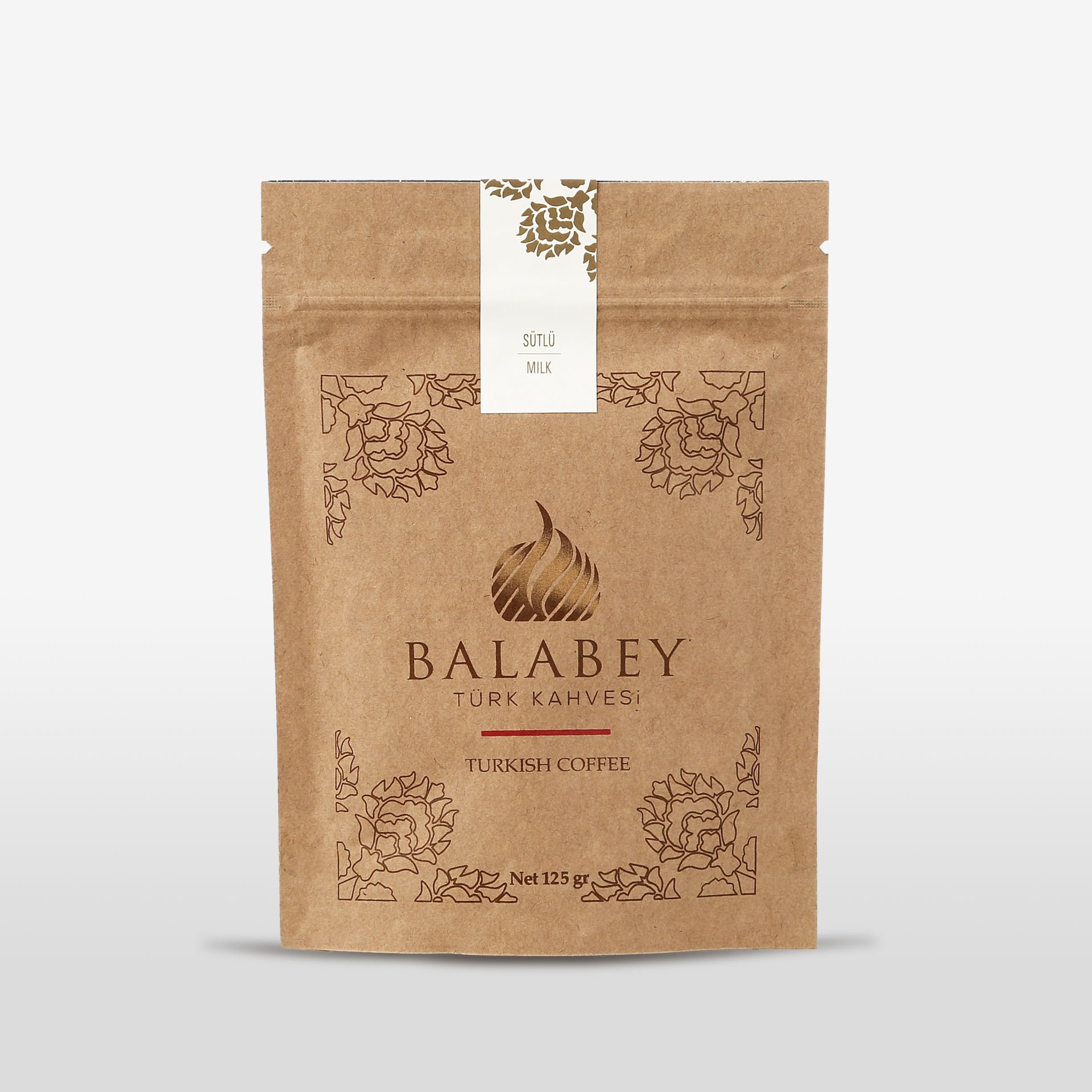 Balabey Sütlü Türk Kahvesi Kraft Paket 125g