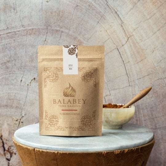 Balabey Sütlü Türk Kahvesi Kraft Paket 125g
