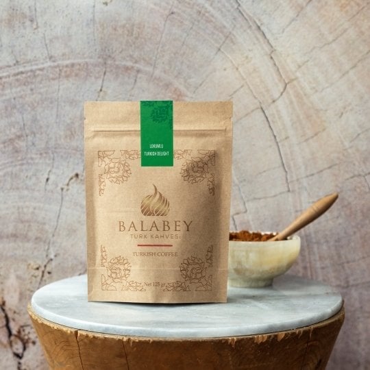 Balabey Lokumlu Türk Kahvesi Kraft Paket 125g