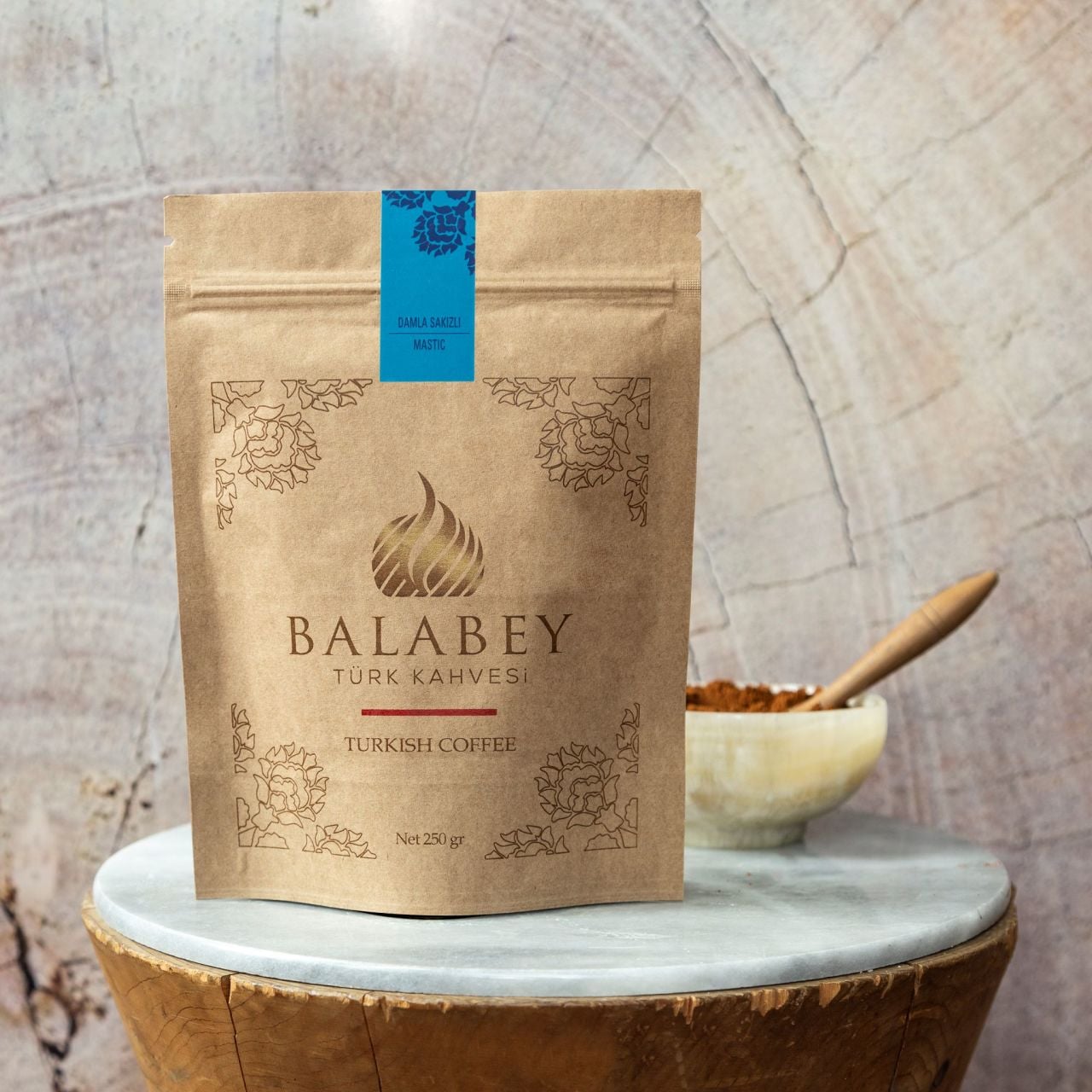 Balabey Damla Sakızlı Türk Kahvesi Kraft Paket 250g