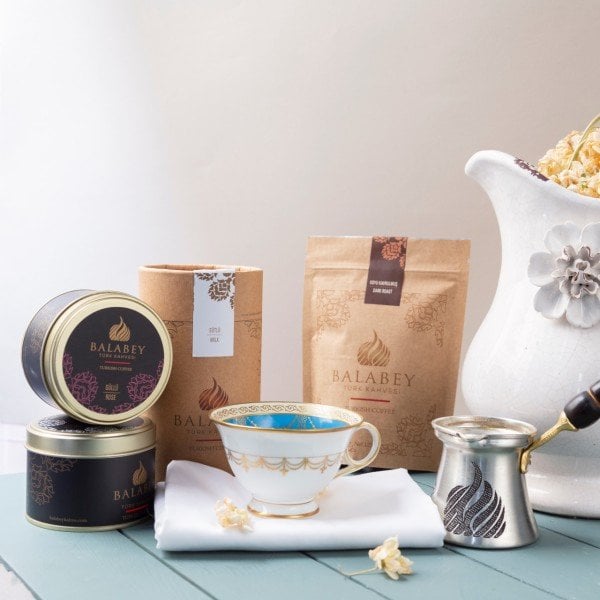 Balabey Güllü Türk Kahvesi Kraft Paket 250g