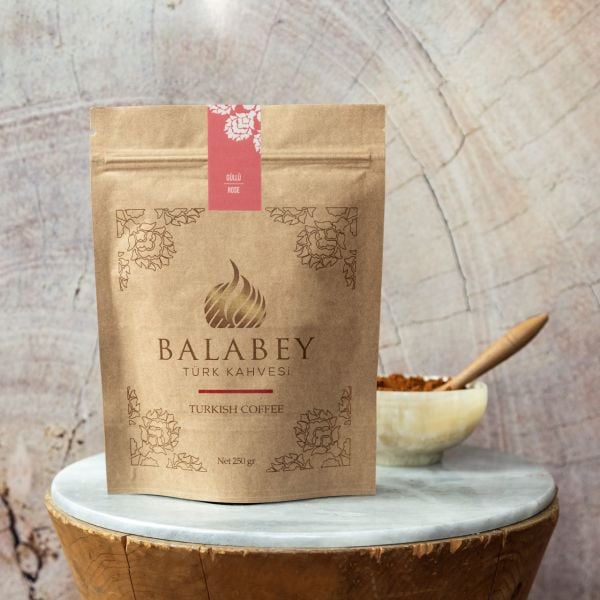 Balabey Güllü Türk Kahvesi Kraft Paket 250g