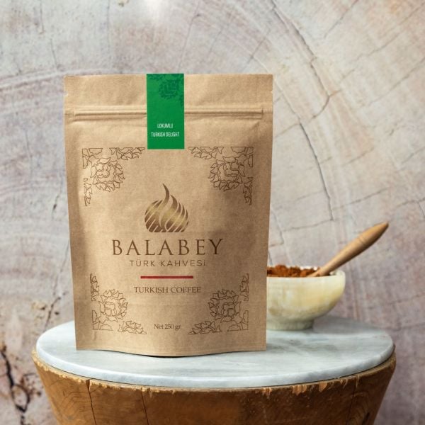 Balabey Lokumlu Türk Kahvesi Kraft Paket 250g