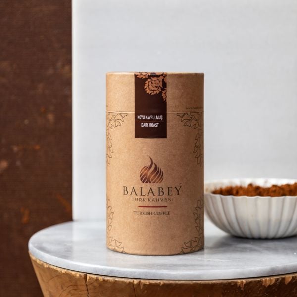 Balabey Koyu Kavrulmuş Türk Kahvesi Kraft Kutu 250g