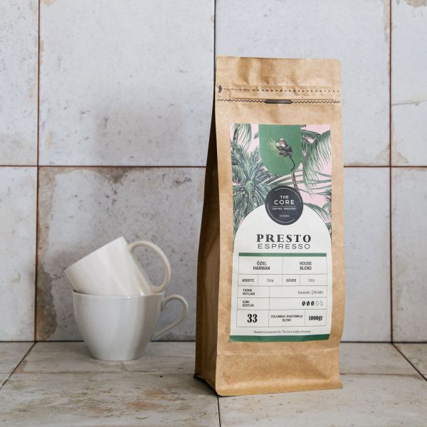 The Core Presto Özel Harman Espresso Çekirdek Kahve 1000 gr - Espresso