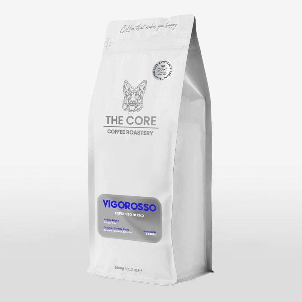 The Core Forte ve Vigorosso Özel Harman Espresso Çekirdek Kahve 1000gr X2